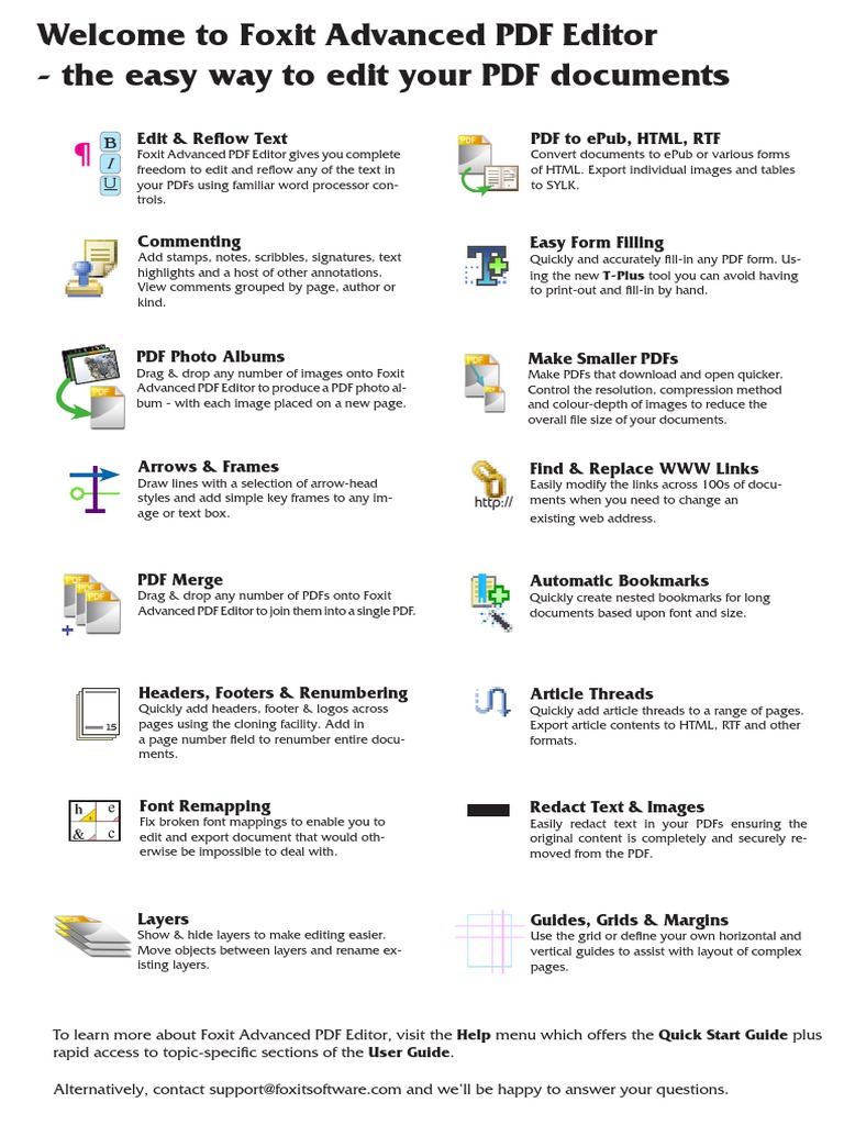 Foxit Advanced PDF Editor Overview | PDF | Portable Document Format ...
