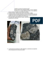 Cuestionario Petrologia Quebrada Rio Seco