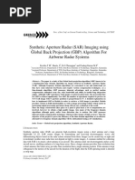 Synthetic Aperture Radar (SAR) Imaging UsingGlobal Back Projection (GBP) Algorithm ForAirborne Radar Systems