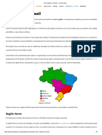 As 5 Regiões Do Brasil - Resumo