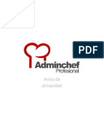 Aviso de Privacidad Adminchef