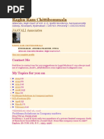 Raghu Ram Chittibommala Company Law Problems and Solutions