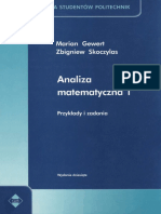 Analiza 1 - Przyk Ady I Zadania PDF