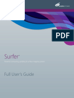 Golden Software Surfer v15 - User's Guide (Surfer15UsersGuide-eBook)