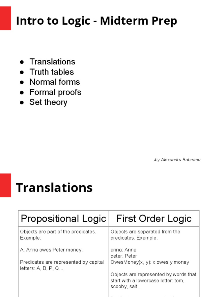 Intro To Logic Crash Course | PDF | Logic | Mathematical Logic