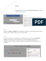 Pasos Para Crear Un Gmail