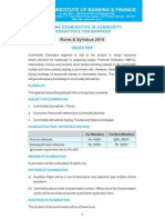 IIBF Diploma in Commodity Derivatives Rules & Syllabus