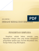 Derajat Kehalusan Simplisia