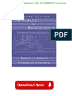 Principles of Biostatistics With CD ROM PDF Download PDF