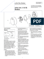 Parts List For 1-056-000 Series (Rev. A & B) Manual Adjust Brakes