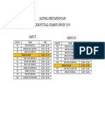 Jadwal Pertandingan Ukm Futsal Championship 2018