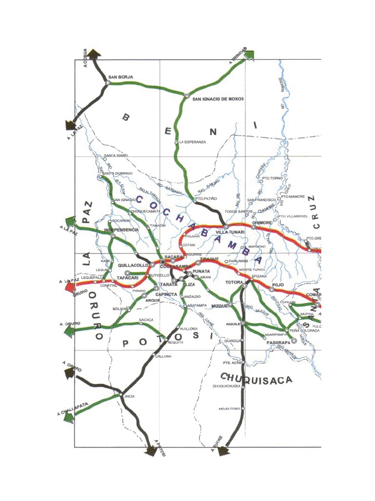 Red Vial Fundamental de Cochabamba | PDF