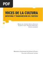 Libro Voces de La Cultura