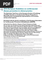 2016 ESC CV Prevention