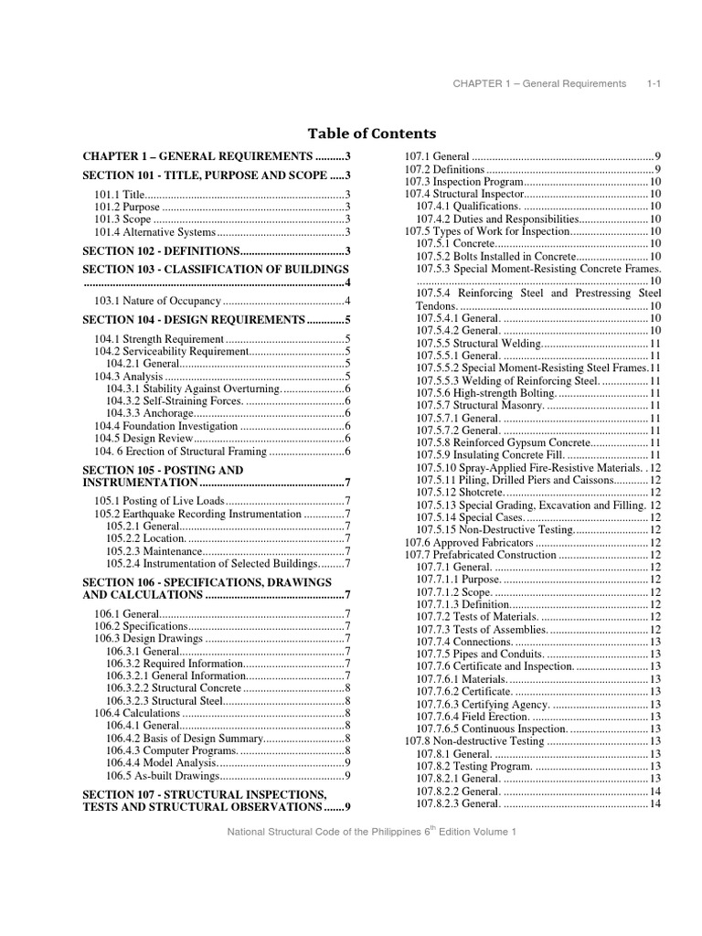 NSCP 2010 | Prestressed Concrete | Structural Load
