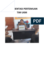 Dokumentasi Pertemuan Tim Ukm