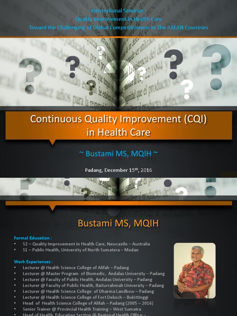 Continuous Quality Improvement in Healthcare | PDF | Quality (Business ...