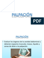 Palpación