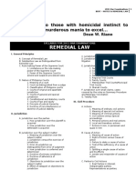 Notes - Rem Law (Riano)