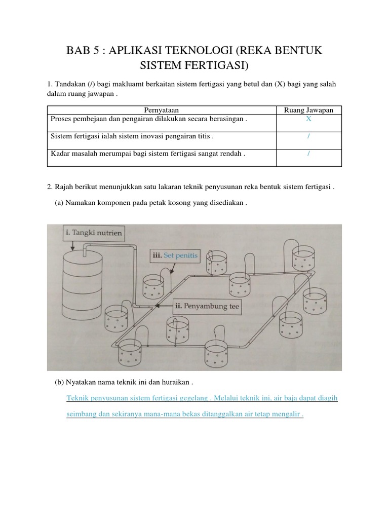 Bab 5 1 Fertigasi Pdf