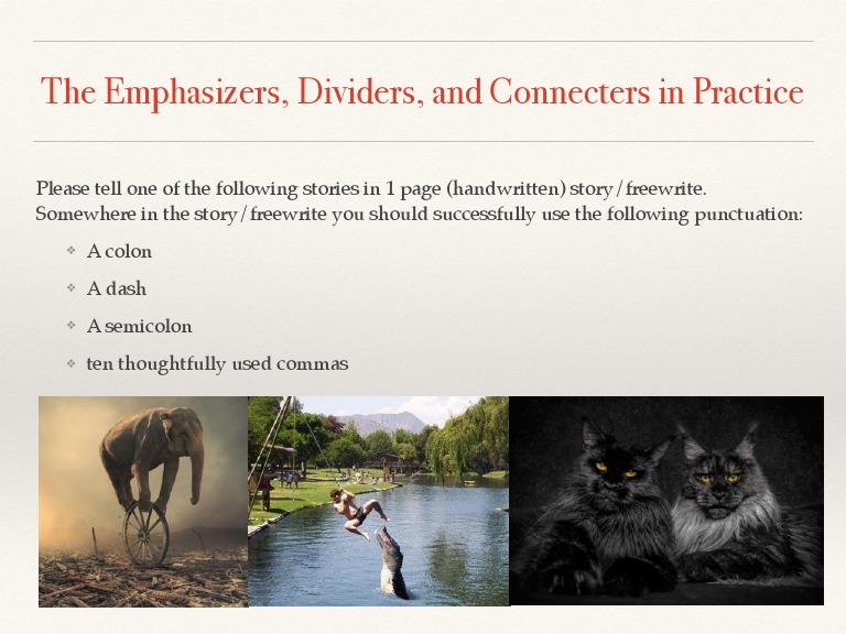 Punctuation in Storytelling Techniques | PDF