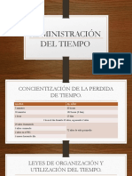 Administración Del Tiempo