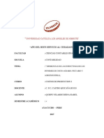 Diferencias de Las Estructuras de Los Informes de Costo Agrario, Pecuario y Agroindustrial