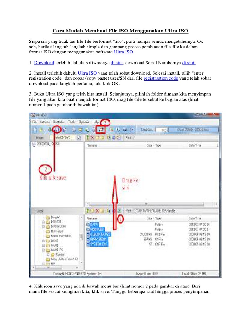 Cara Membuat File ISO dengan Ultra ISO | PDF