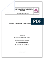 CURSO DE EVALUACION Y PLANIFICACION MINERA (UPM - 2001, 269 Pag).pdf
