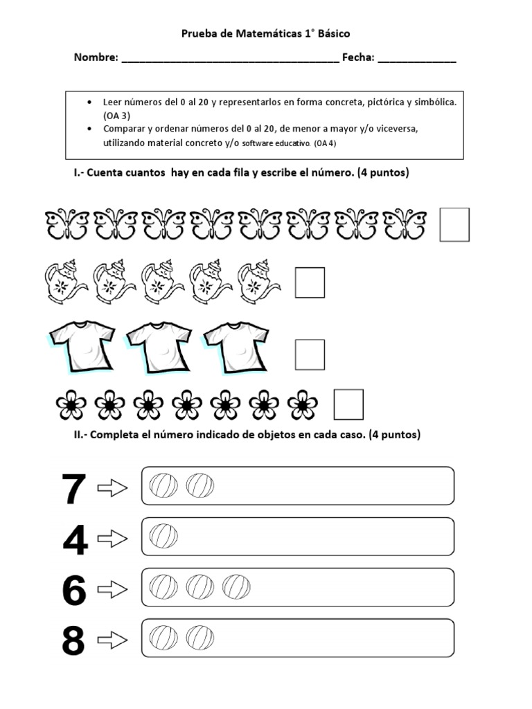 Prueba De Matematicas 1