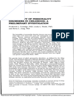 Journal of Personality Disorders Feb 2001 15, 1 Proquest