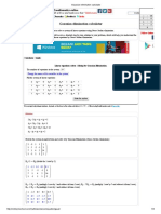 Gaussian Elimination Calculator