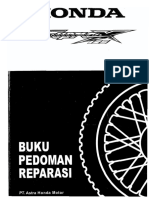 Buku Pedoman Reparasi Honda Supra X 125