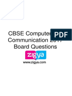 CBSE Computer and Communication Technology 2017 Board Questions