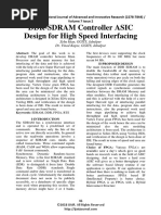 DDR-SDRAM Controller ASIC Design For High Speed Interfacing