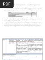 Assessment in Social Sciences Unit of Work: Population Grade 5 Primary Bilingual School