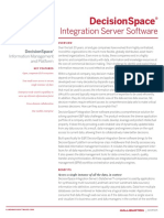 DecisionSpace Integration Server DATASHEET