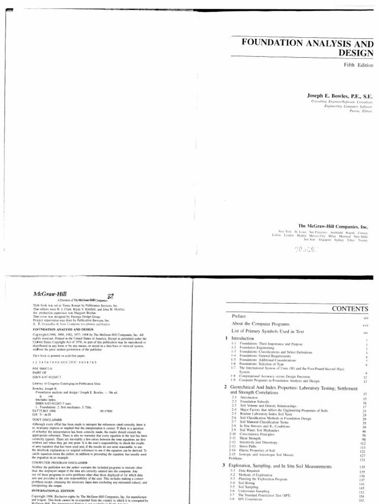 Foundation Analysis and Design - Joseph Bowles | PDF
