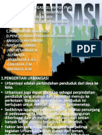 Tugas PLKJ 2018 KLP 3 Urbanisasi