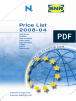 Ntn-snr Price List 2008-04