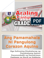 Ang Pamamahala Ni Pangulong Corazon Aquino