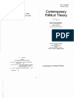 Contemporary Political Theory Philosophical Topics