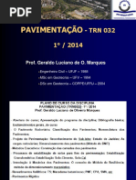 Aulas - Pavimentação (Prof. Geraldo - UFJF)