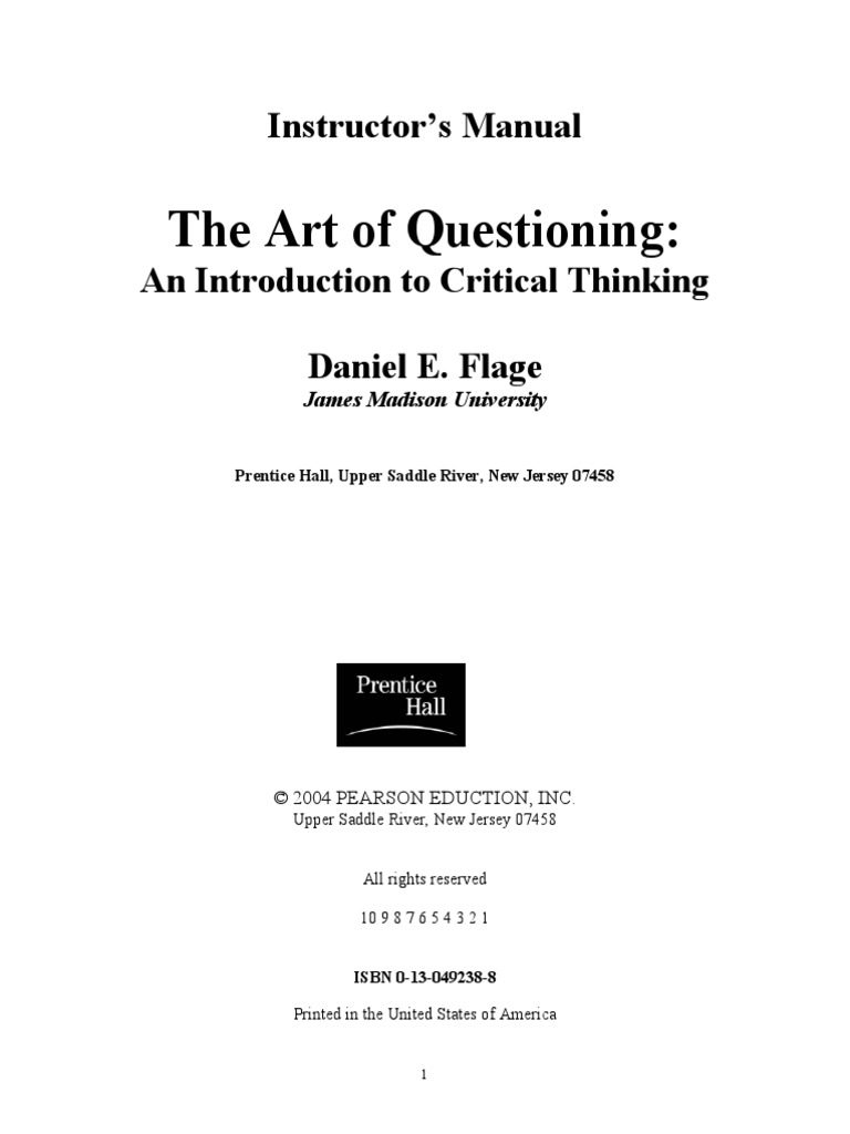 Instructor Manual | PDF | Argument | Inductive Reasoning