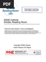 Download Pass the Hash Attacks Tools Mitigation 33283 by Ynhoa Phan SN37252615 doc pdf