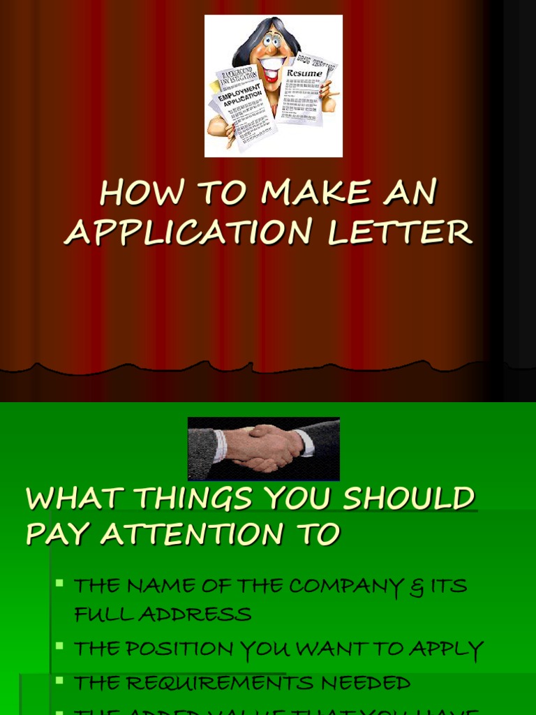 Writing an Effective Application Letter | PDF