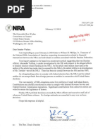 NRA Response to Sen. Ron Wyden