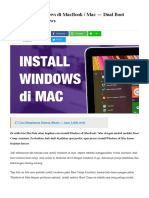 Cara Install Windows di Mac dengan Boot Camp