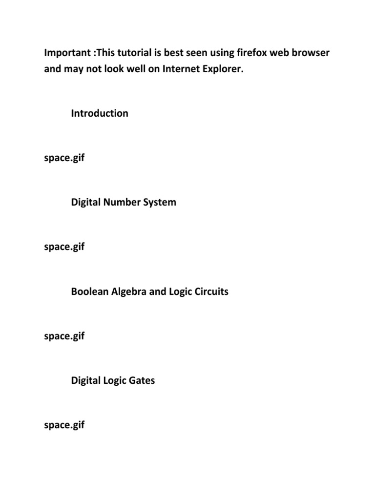 Digital Electronic Syllabus PDF