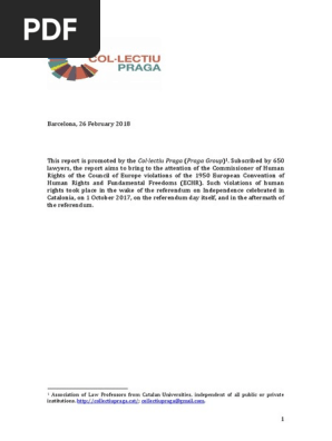 Denuncia Cedh 26 2 2018 Angles Catalonia Human Rights Images, Photos, Reviews